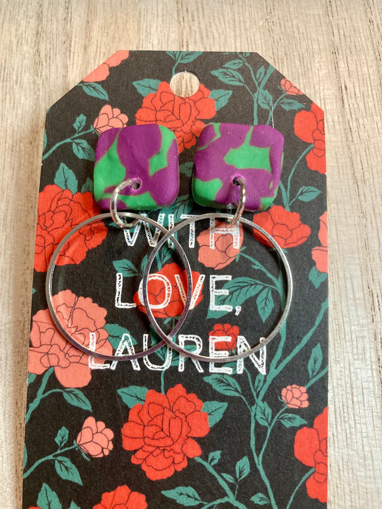 The Barney Hoop Earrings